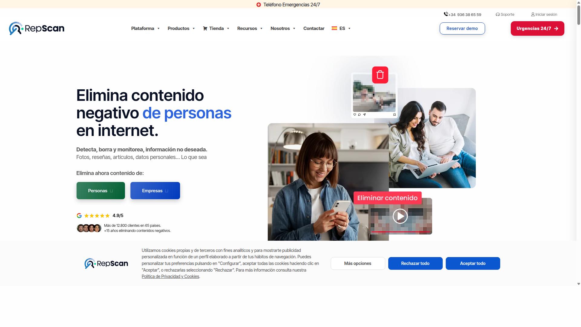 RepScan website